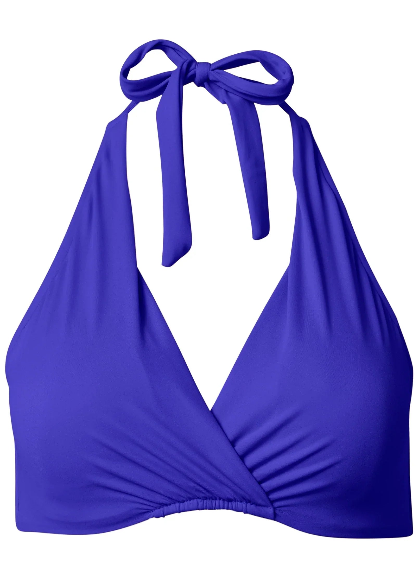 Underwire Halter Top Cobalt Blue