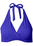 Underwire Halter Top Cobalt Blue