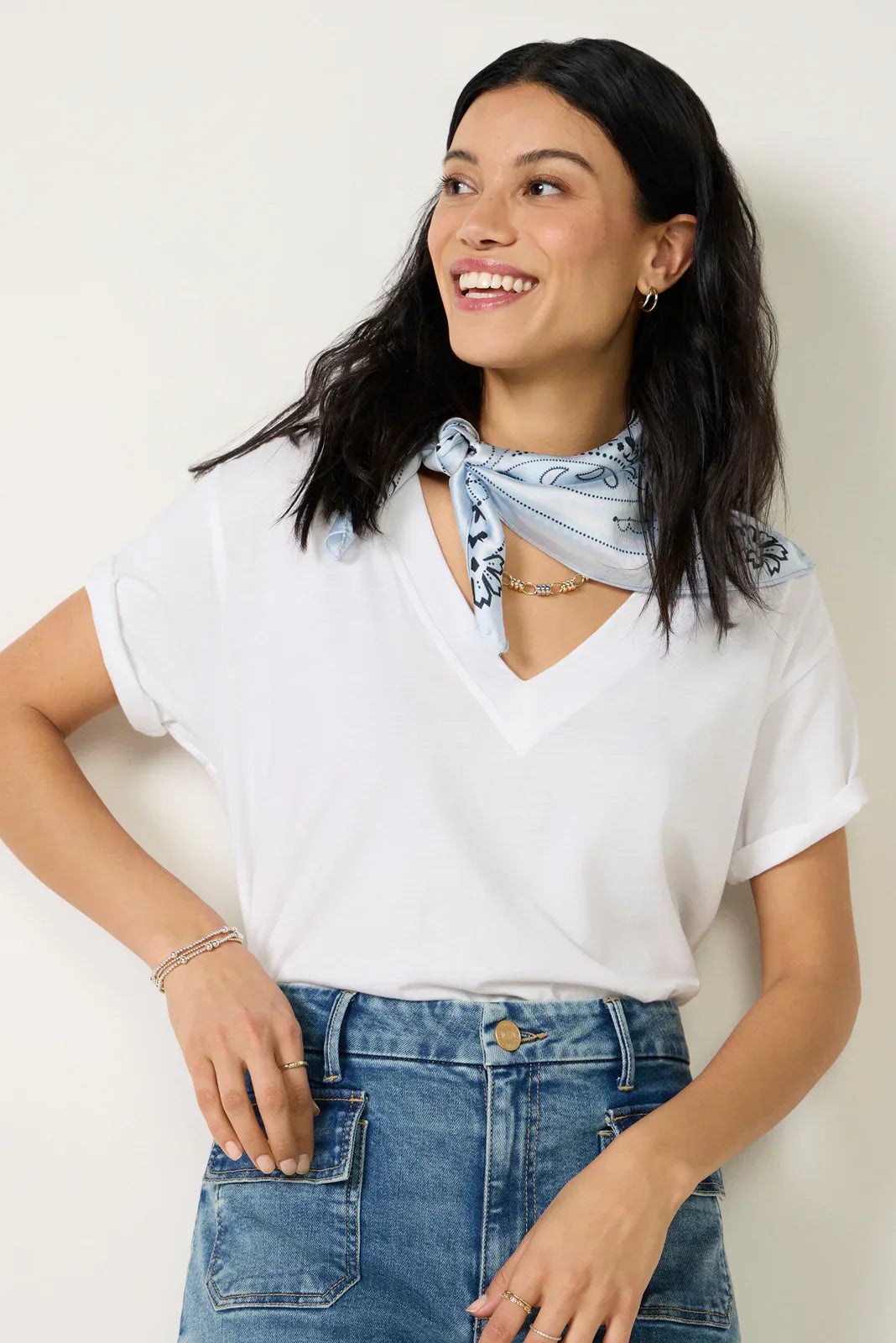 Kylie V Neck Tee