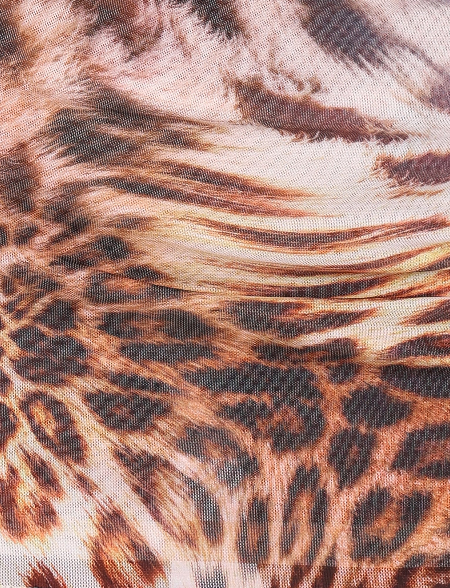 KALILAH MINI DRESS NEUTRAL LEOPARD HAZE