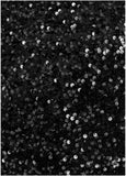 Sequin Velvet Mini Dress Black
