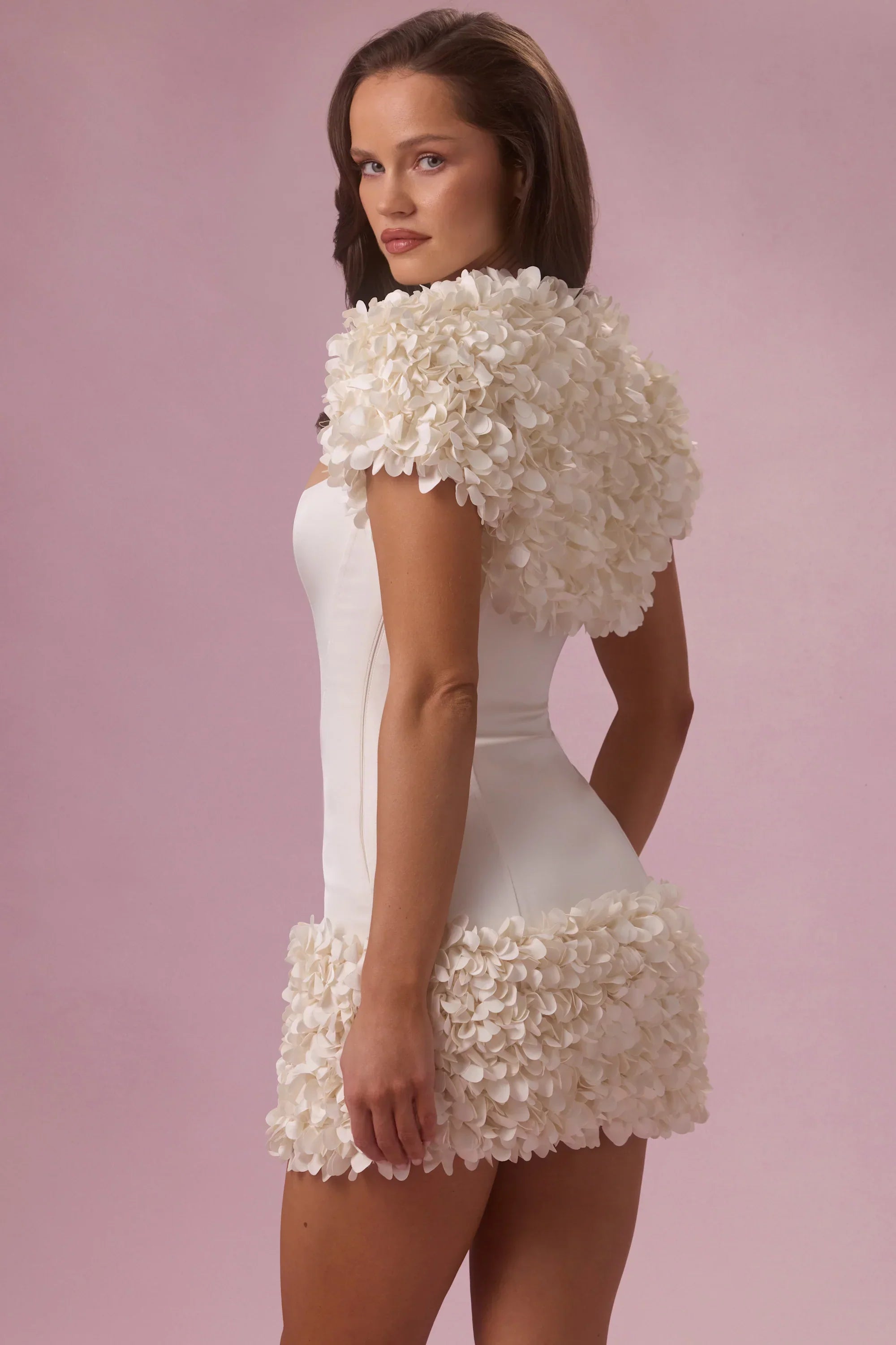 Cropped Bolero in Pearl