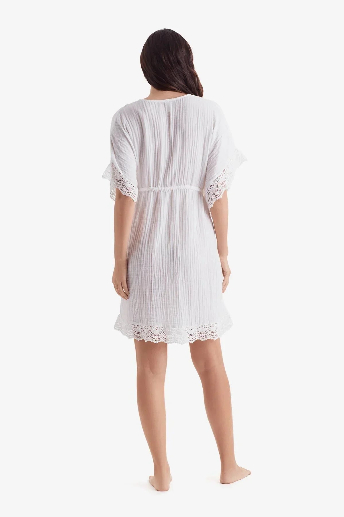 Horizon Tunic White Bliss Gauze
