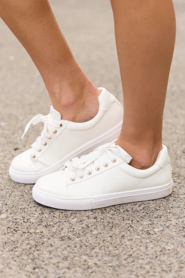 Falon White Sneakers