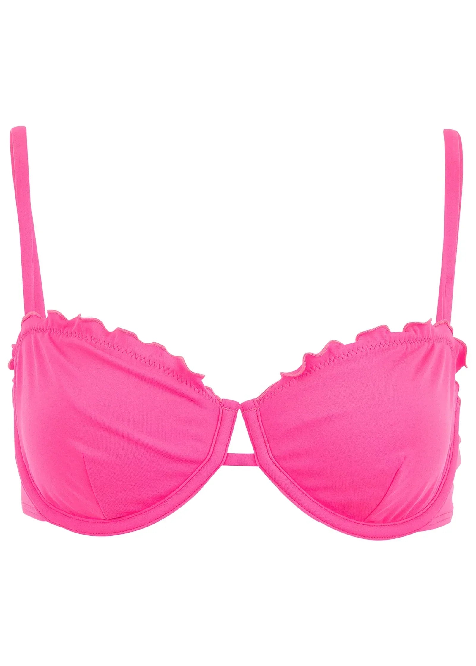 Bermuda Bikini Top Hot Pink