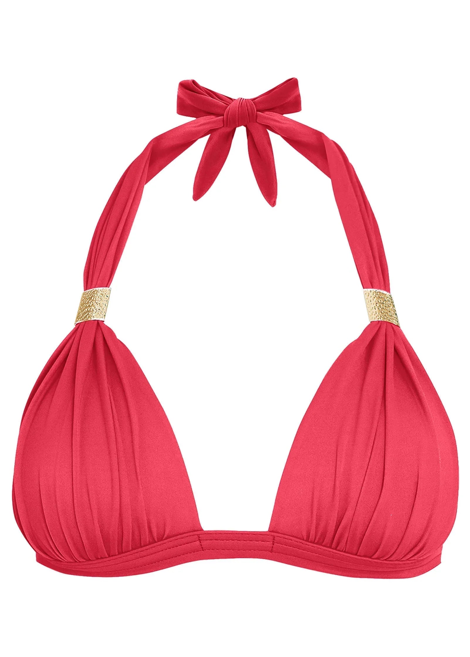 Goddess Push Up Halter Top Sunset Pink