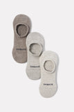 3 Pack Cushion No Show Socks