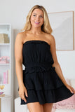 Jodie Black Strapless Mini Dress SALE