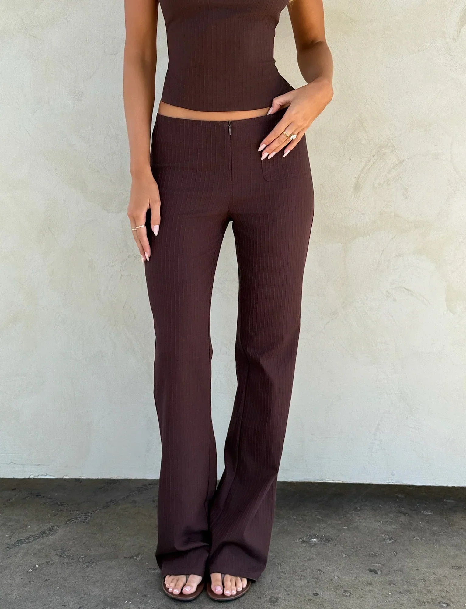 GWENDOLINE PANT CHOCOLATE