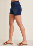 Naomi Denim Shorts Dark Wash