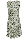 Sleeveless Printed Mini Sand Multi
