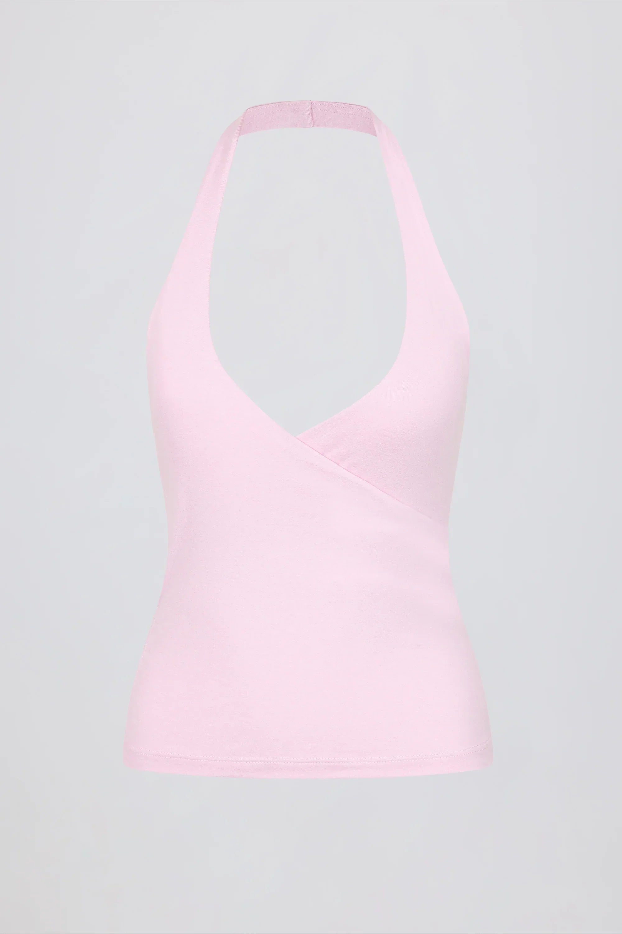 Halterneck Open Back Tank Top in Bloom