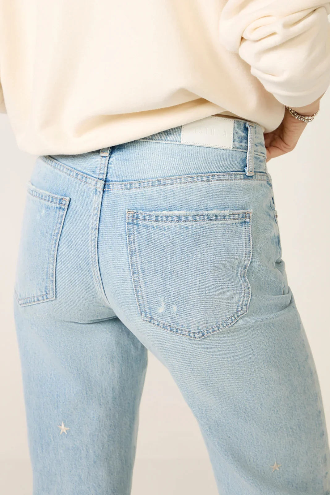 Lexi Bowed Straight Jean