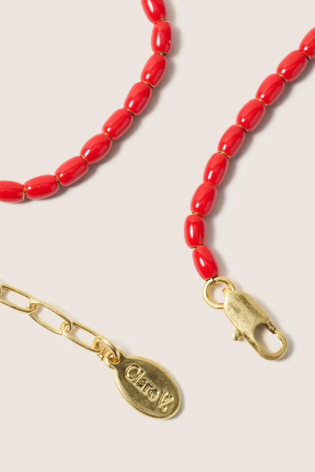 Enamel Barrel Chain Necklace