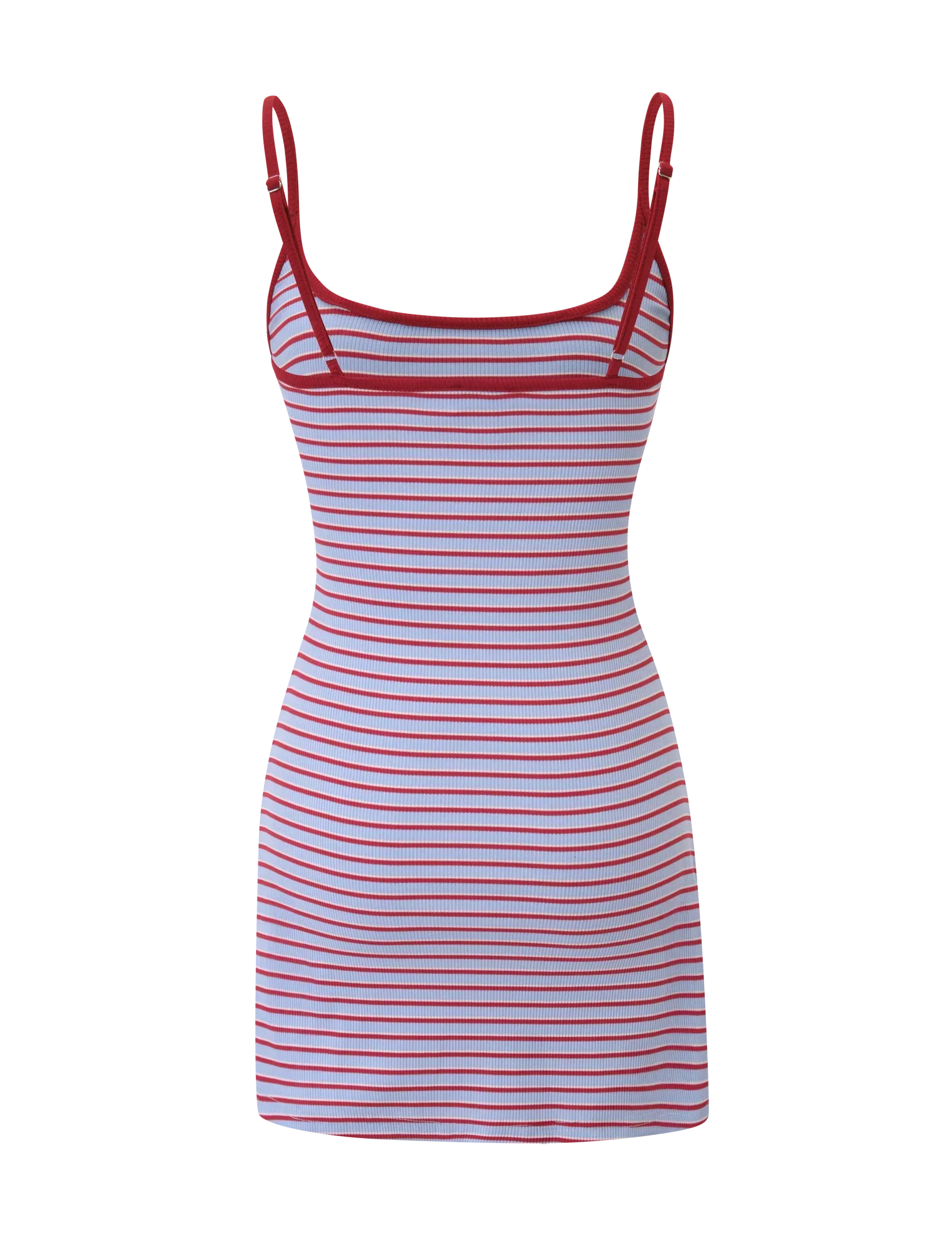 CELESTE MINI DRESS RED STRIPE