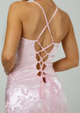 Worth Waiting For Gown Jacquard Pink