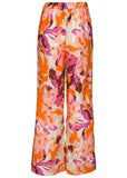 Linen Side Slit Pant Desert Floral