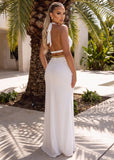 Love The Chase Embellished Maxi Dress White