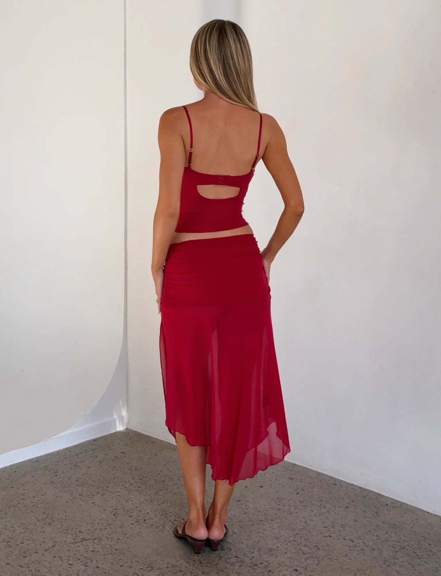 MARIANA SKIRT RED