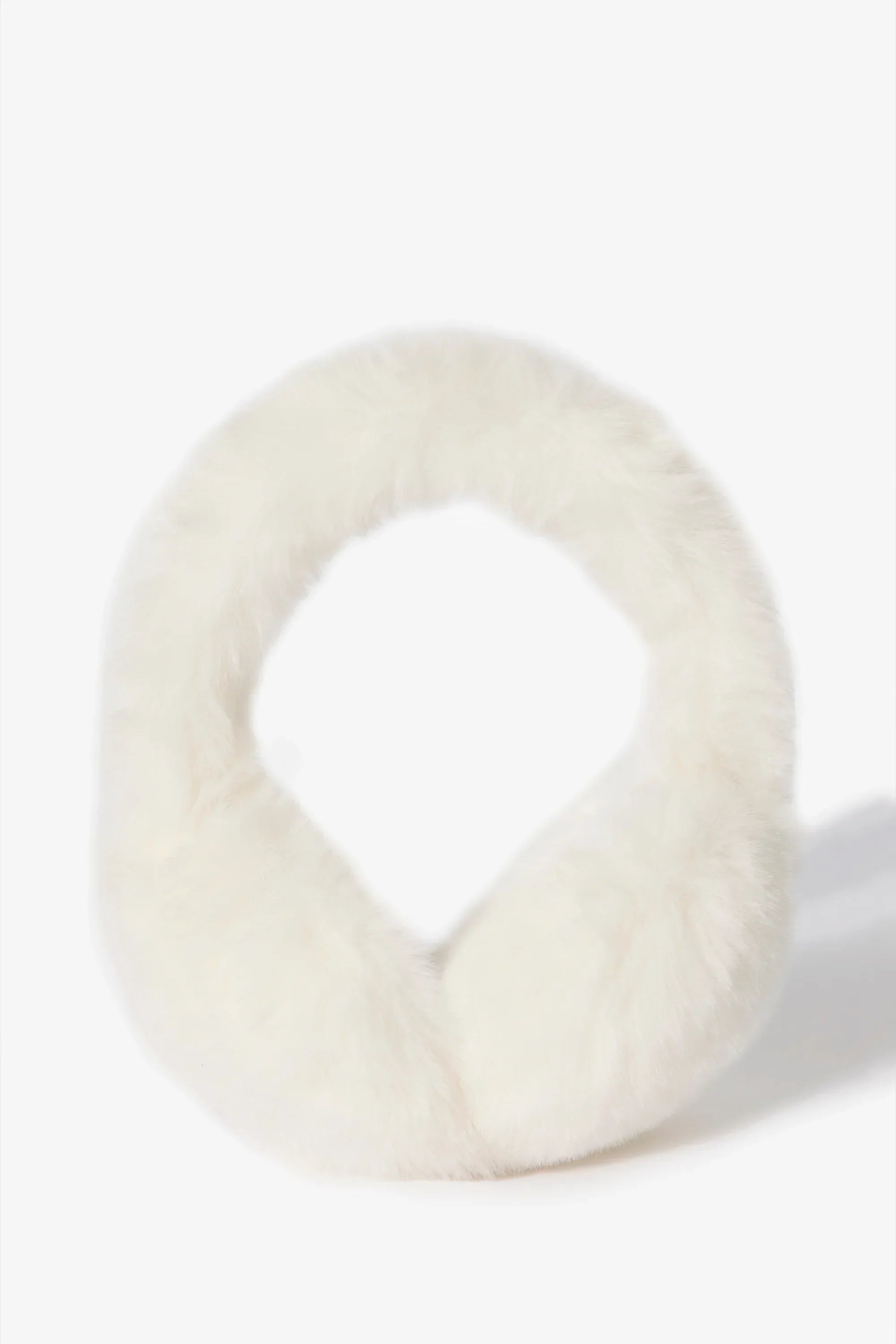 Faux Fur Earmuffs in Ice