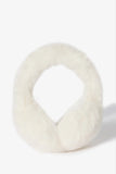 Faux Fur Earmuffs in Ice