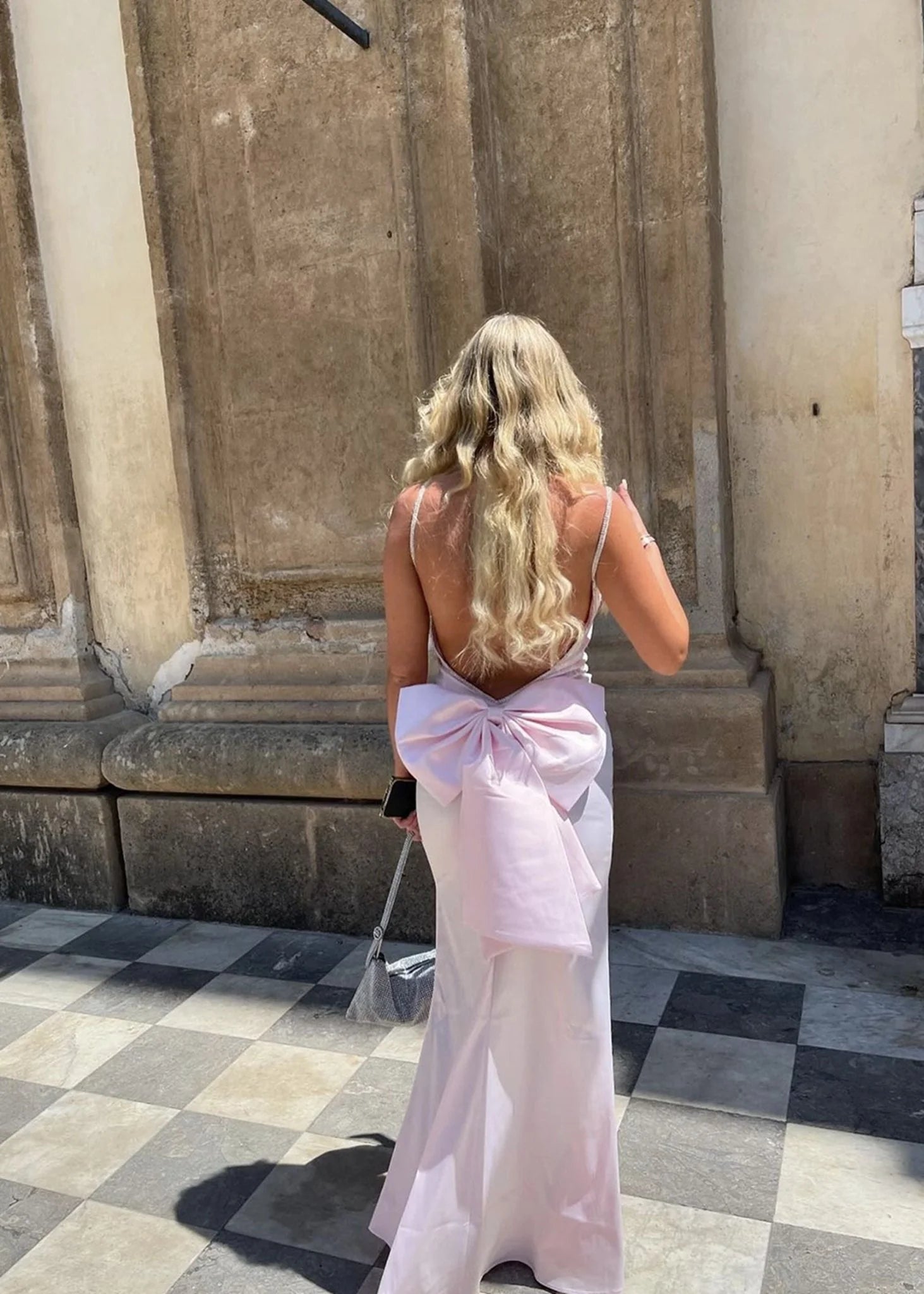 Problematic Princess Bow Gown Pink