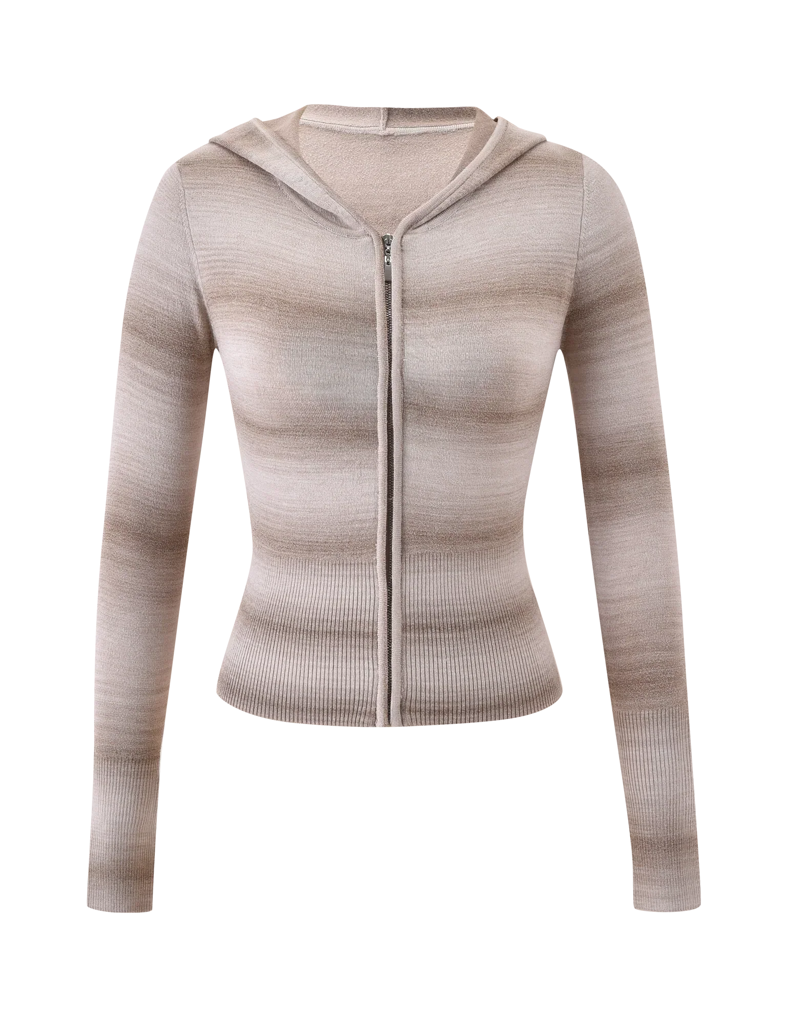 MARISSA JUMPER TAUPE OMBRE STRIPE