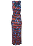 Tank Maxi Dress Dark Gettysburg Gouache