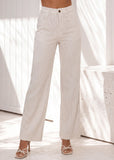 Lost Your Chance Stripe Denim Jeans White