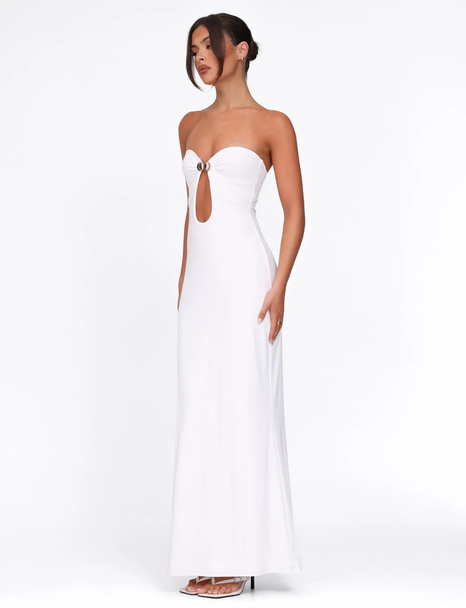 CECILY MAXI DRESS WHITE