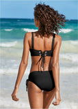 Grommet Mid Rise Bottom Black Beauty