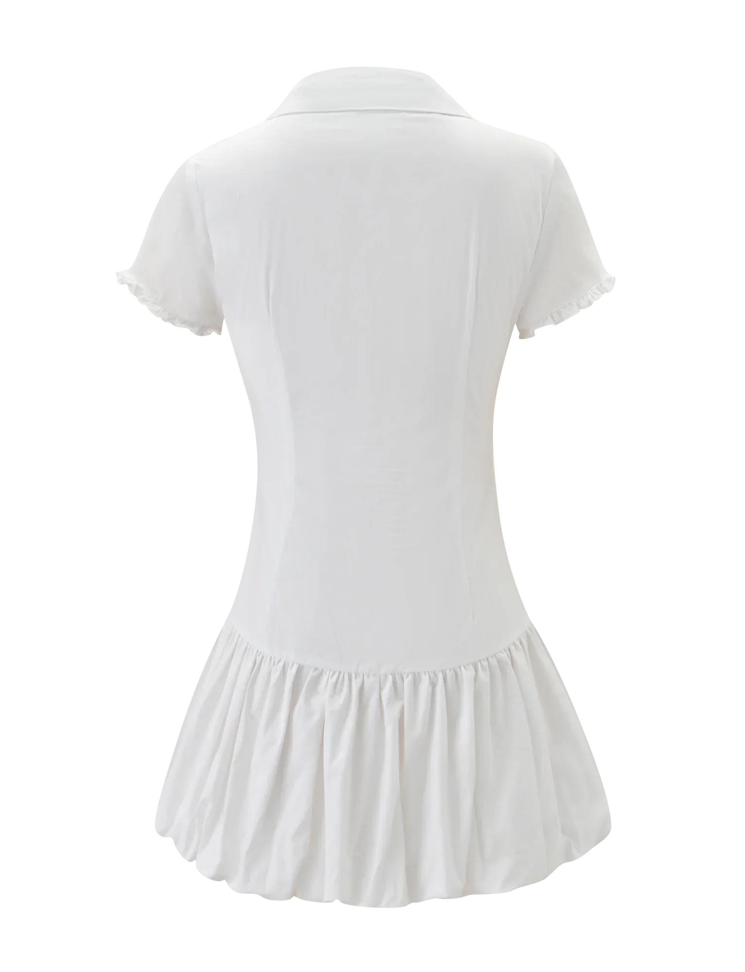 VALERIE BUBBLE DRESS WHITE
