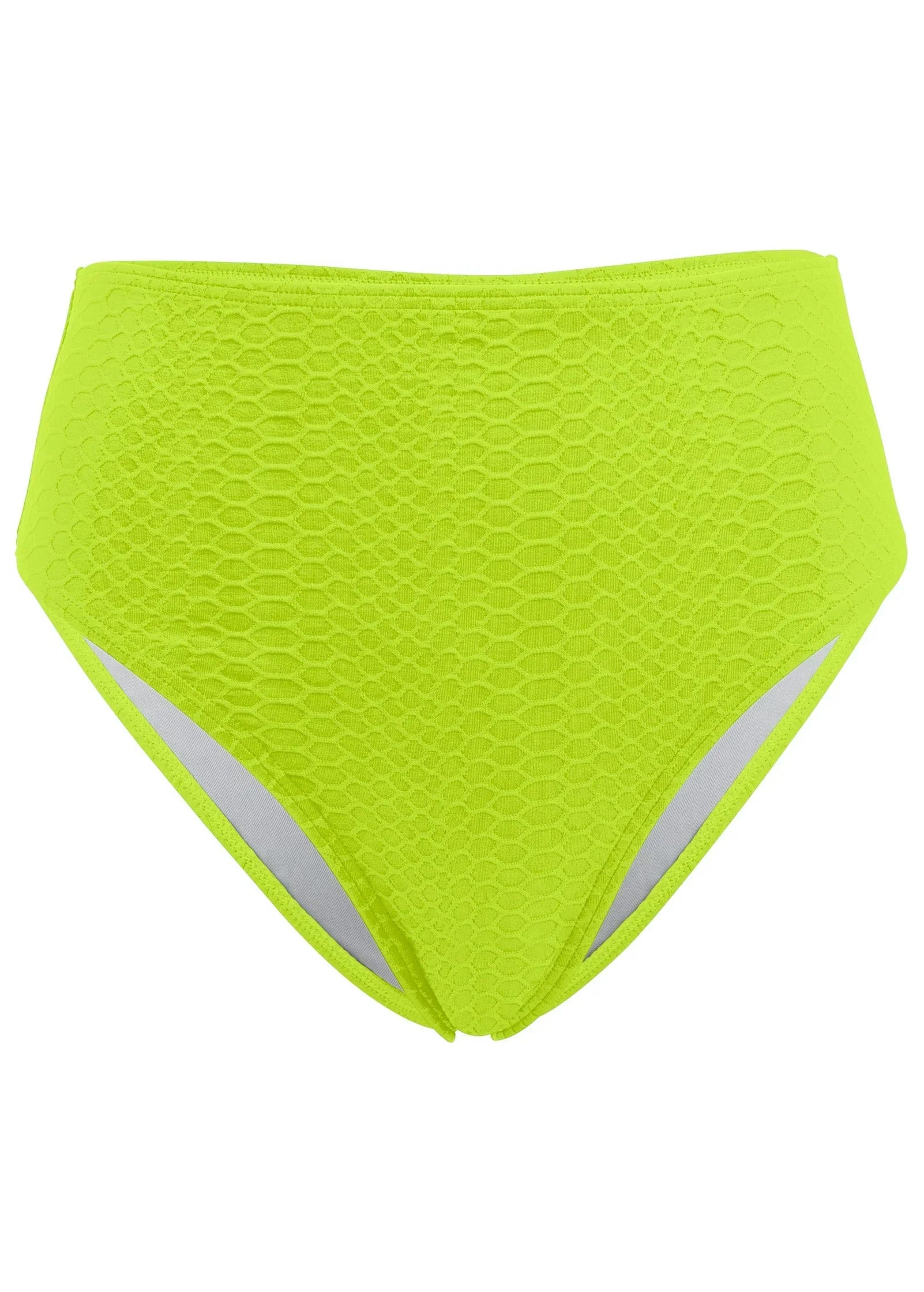 High Waist Bikini Bottom Lime