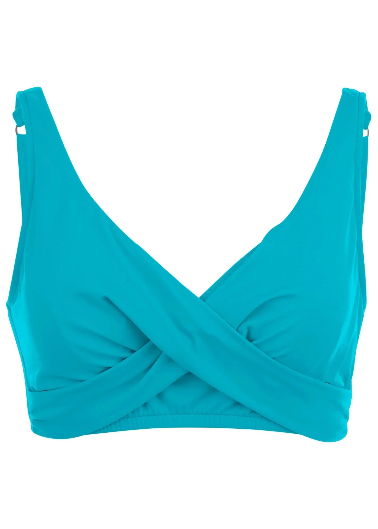 Lovely Lift Wrap Top Aqua Reef