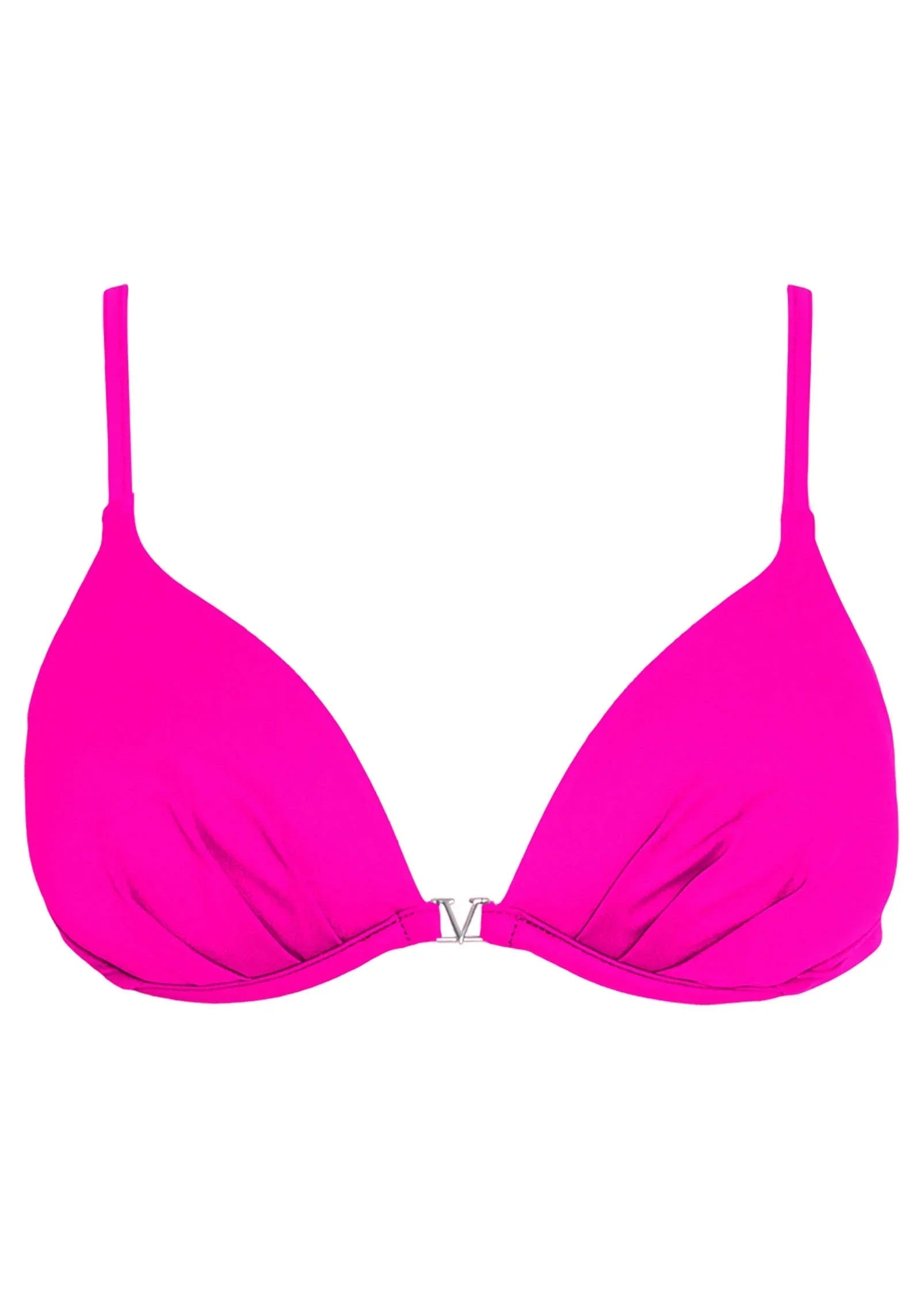 Push Up Bikini Top Electric Pink