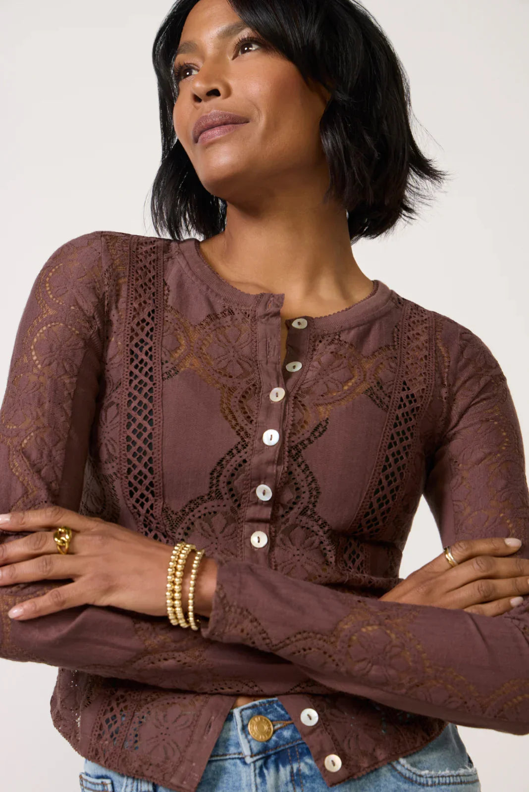 Jae Knit Long Sleeve Top