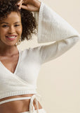Two Piece Sweater Dress Cloud Dancer