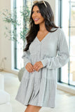 Donelle Grey Tiered Dress