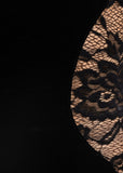Broken Love Velvet Mini Dress Black
