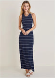 Tank Maxi Dress Peacoat Combo