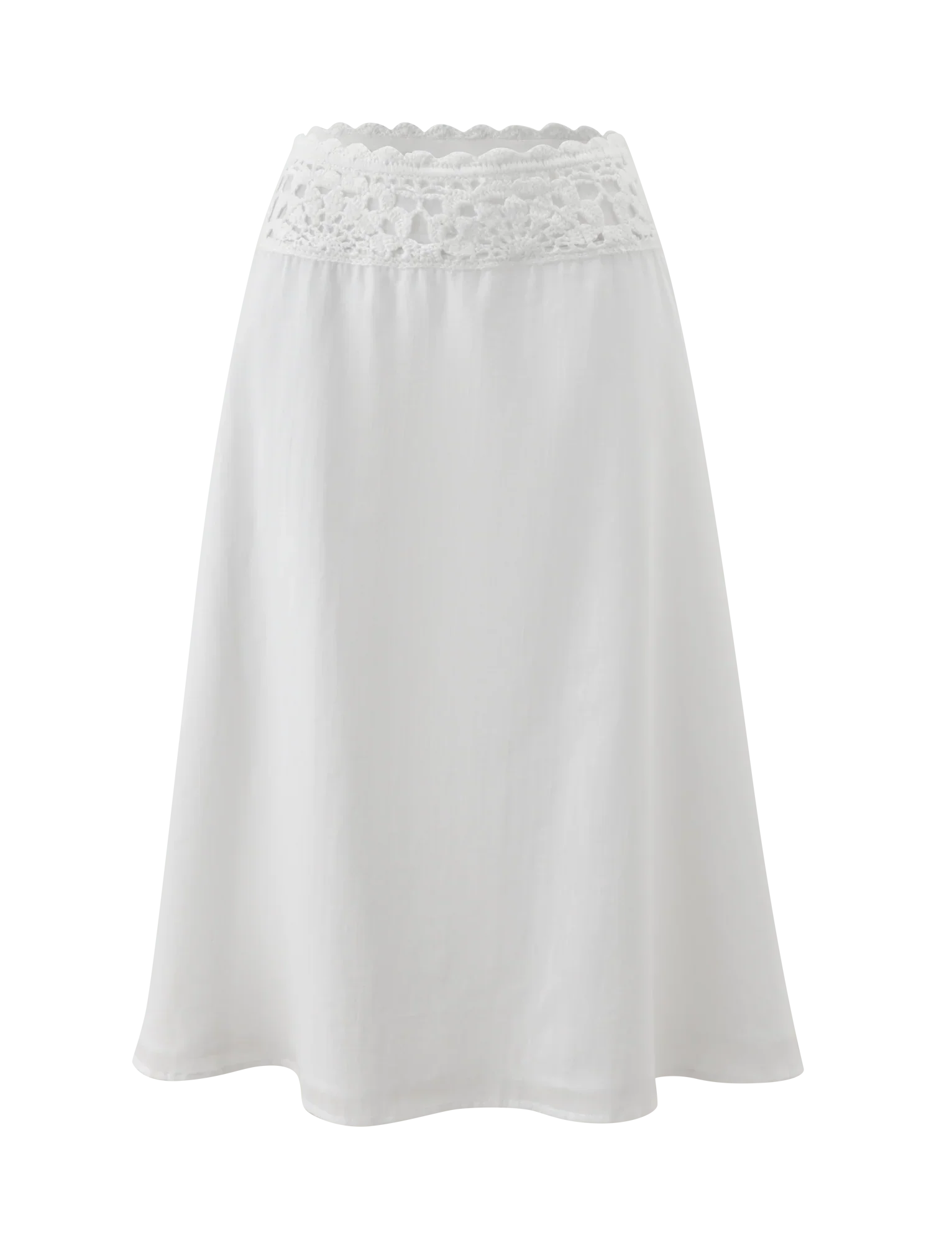 SASHA MIDI SKIRT IVORY