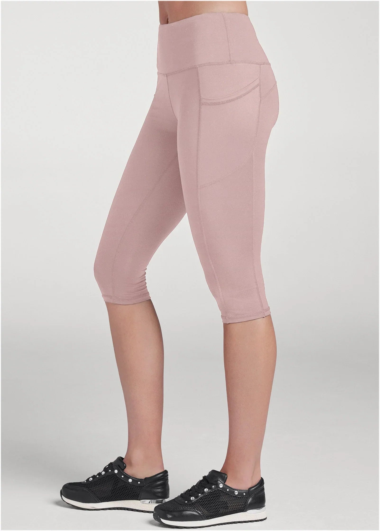 Pocket Capri Leggings Tan