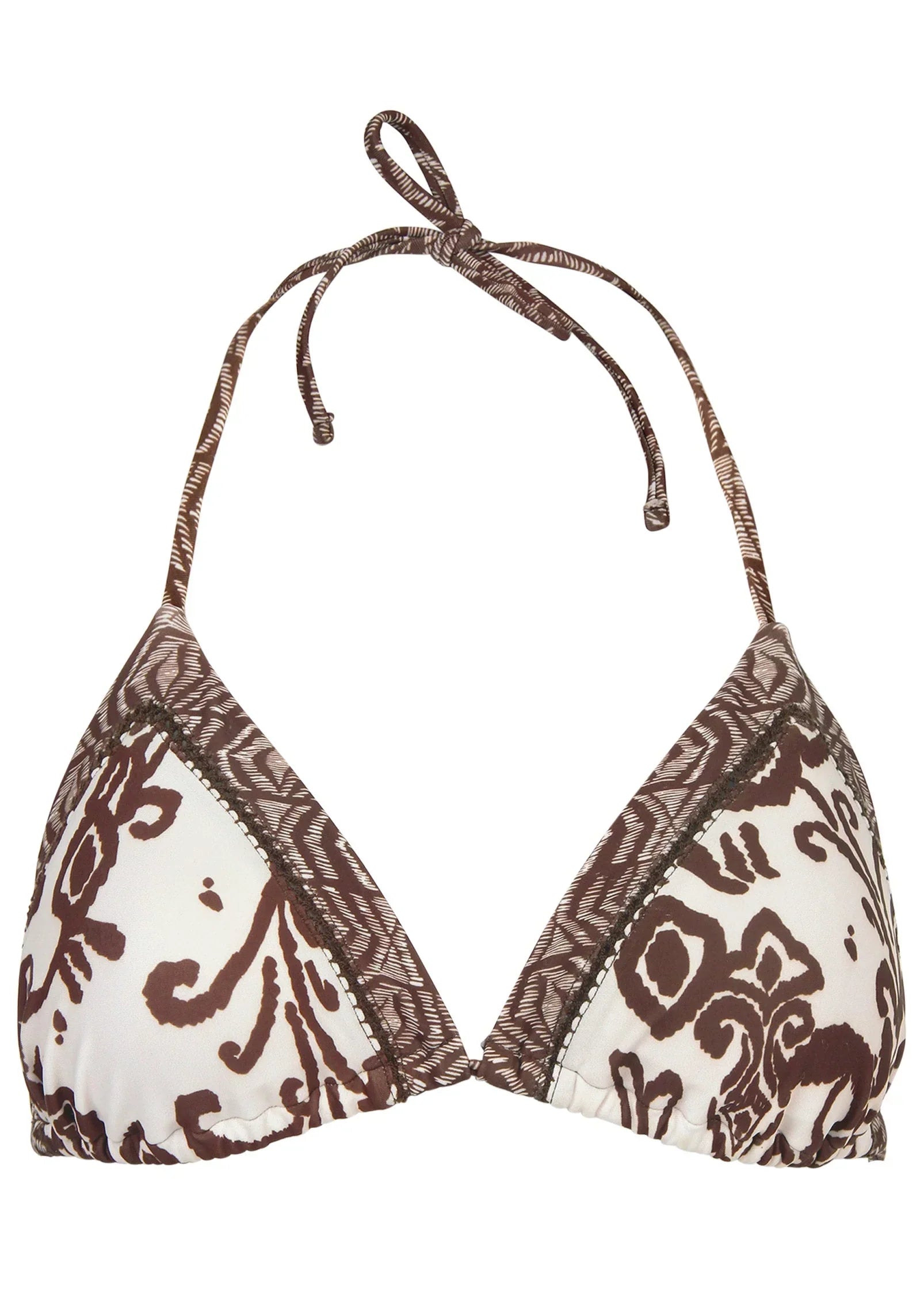 Hamptons Diamond Stitch Triangle Top Mystic Paisley