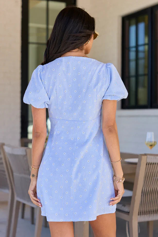 Jessica Blue Daisy Dress