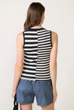 The Knit Mixed Stripe Tank