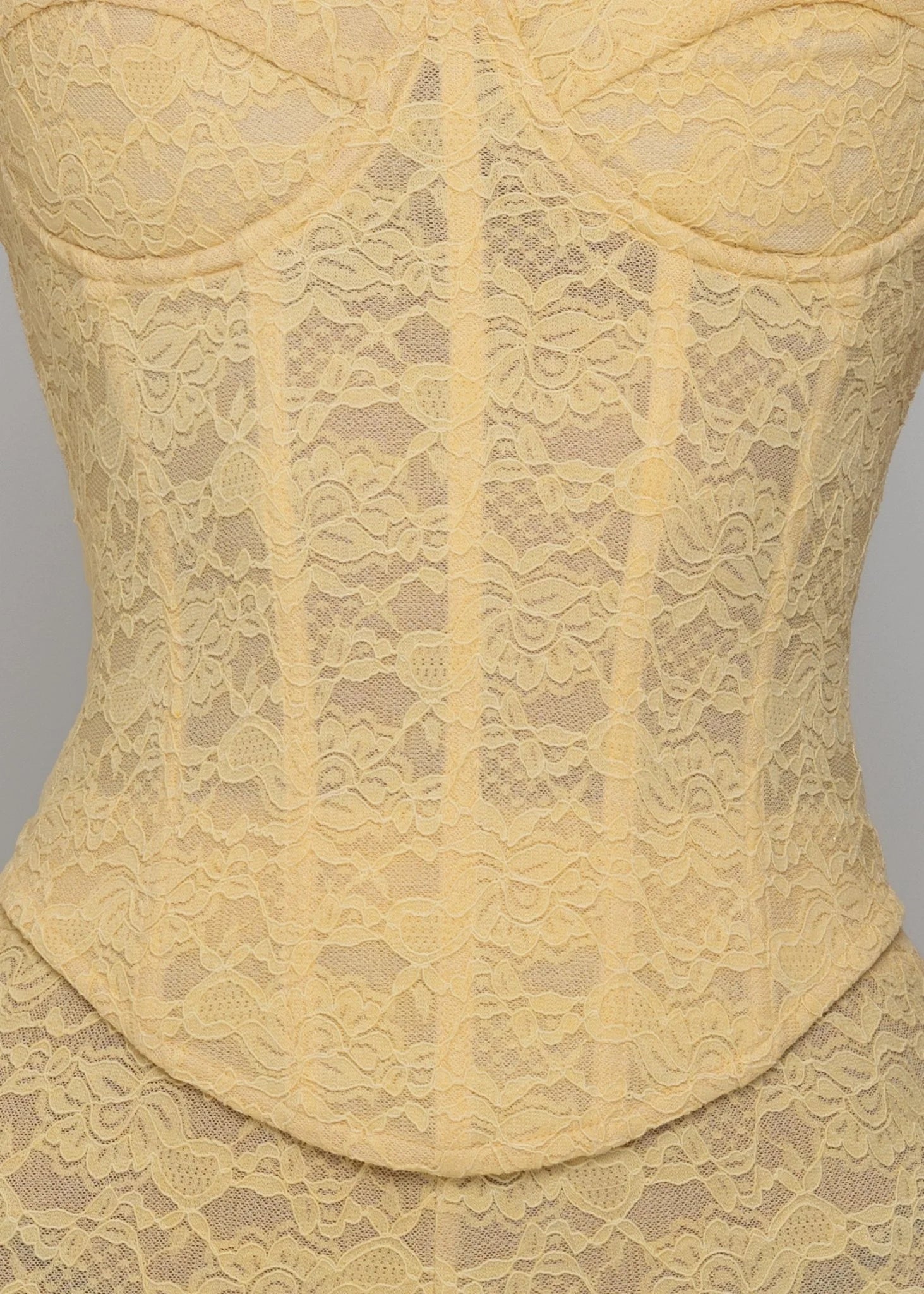 Time After Time Lace Capri Two Piece Yellow