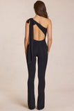 Modal One Shoulder Jumpsuit in Black
