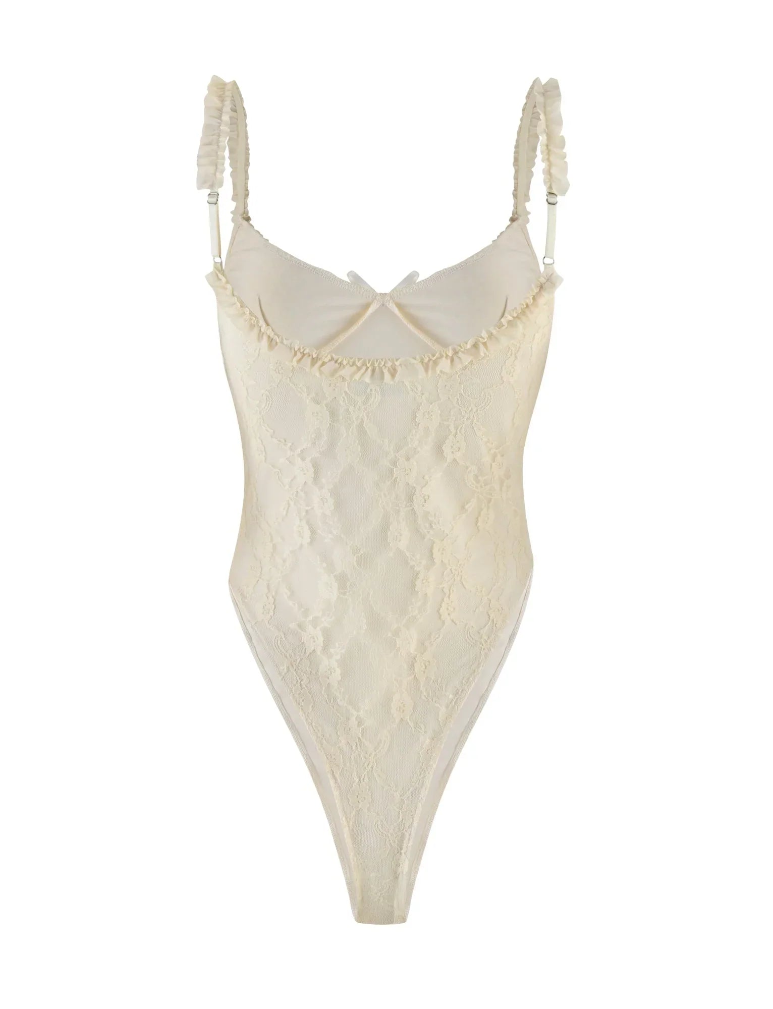 DEJA BODYSUIT BEIGE CHAMPAGNE CHAMPAGNE LACE