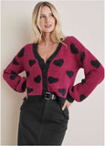 Heart Graphic Sweater Vivacious