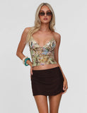 FENELLA TOP ANIMAL SWIRL